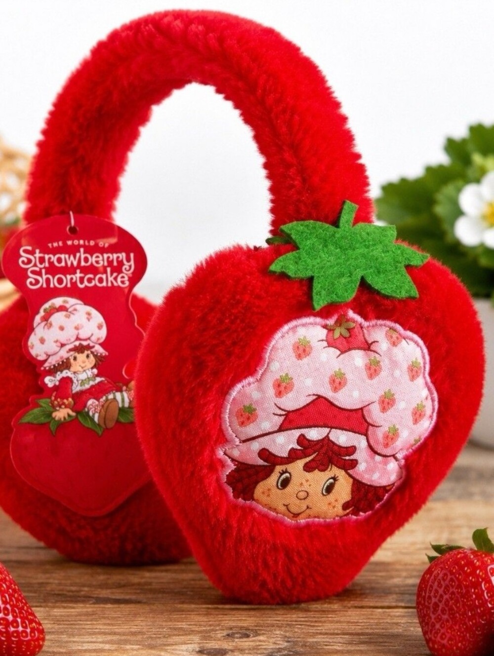 Strawberry Shortcake Earmuffs 🍓